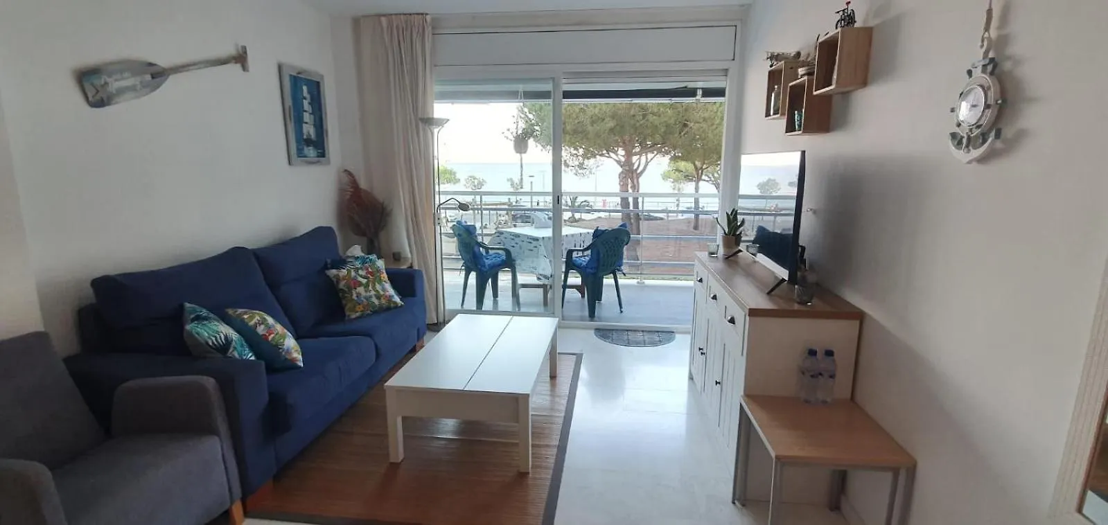 Unique Apartment With Direct Sea View Along The Beach In S'Abanell Central Park Blanes 0*,  Spain