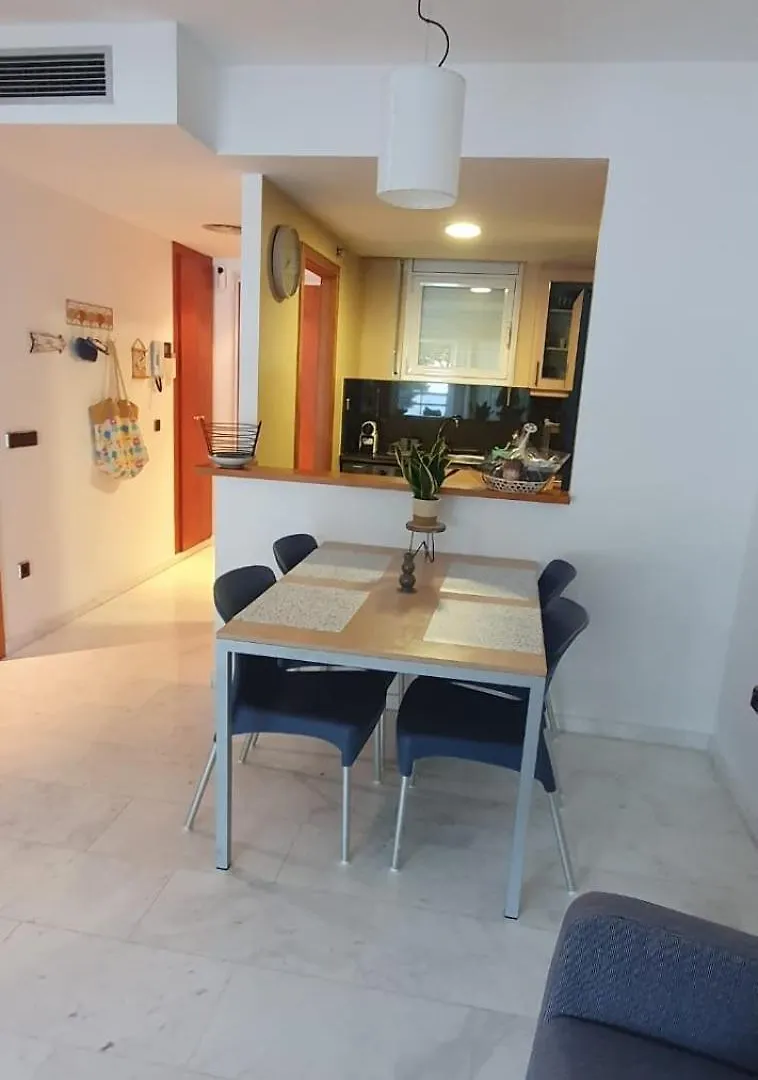Unique Apartment With Direct Sea View Along The Beach In S'Abanell Central Park Blanes 0*,