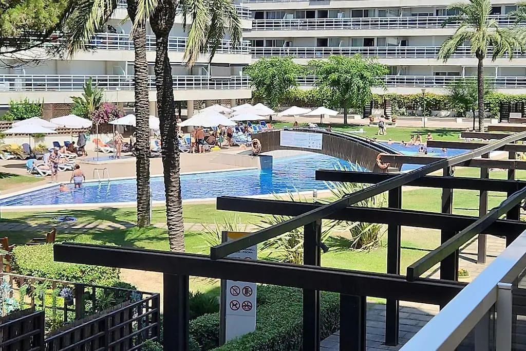 Unique Apartment With Direct Sea View Along The Beach In S'Abanell Central Park Blanes 0*,